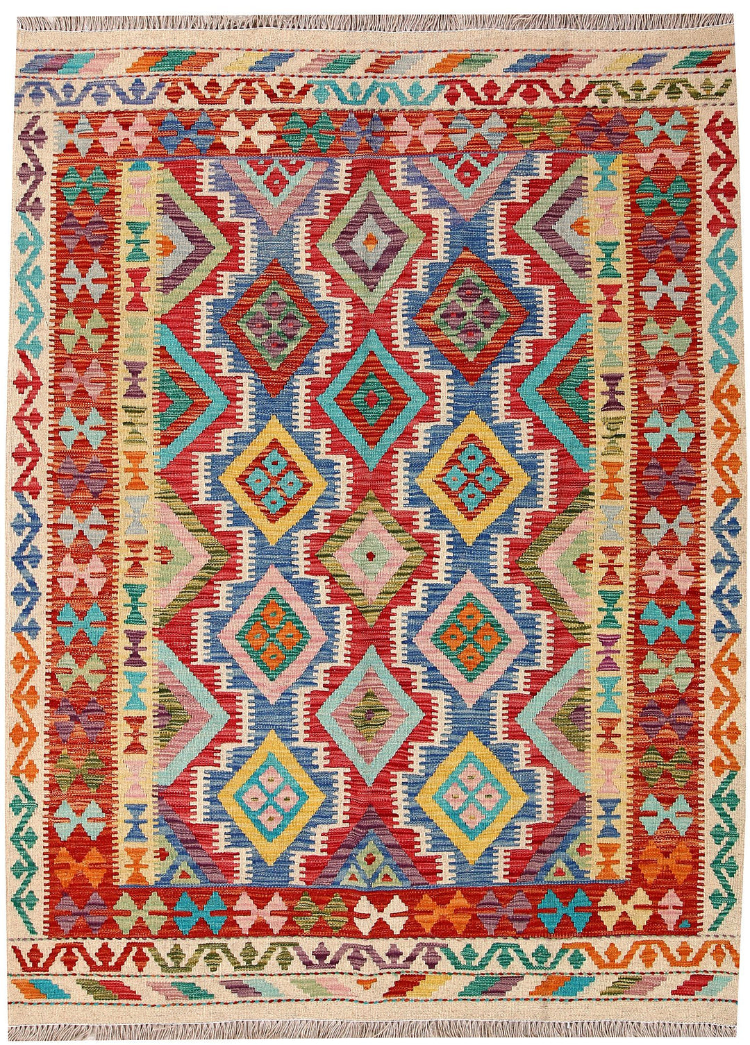 Kilim 4' 11 x 6' 6 - No. 61522 - ALRUG Rug Store