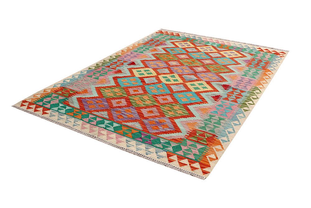 Kilim 5' 1 x 6' 11 - No. 61526 - ALRUG Rug Store