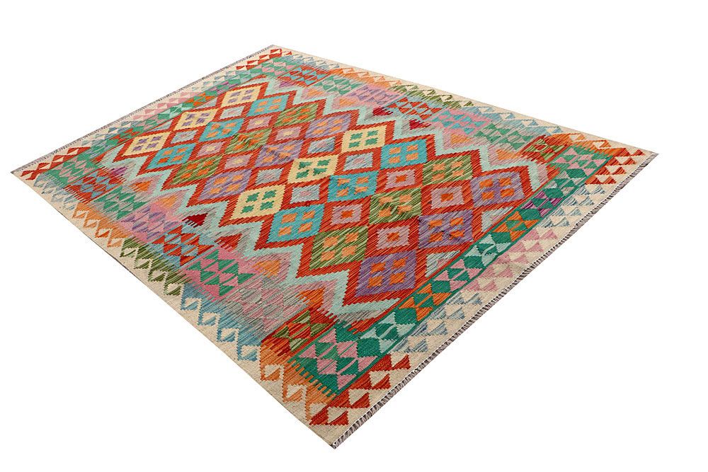 Kilim 5' 1 x 6' 11 - No. 61526 - ALRUG Rug Store