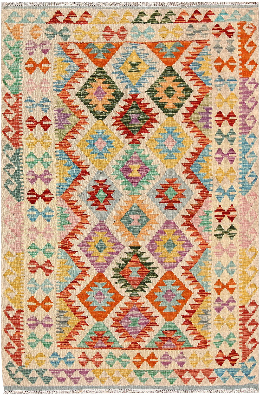 Kilim 3' 6 x 5' 1 - No. 61532 - ALRUG Rug Store