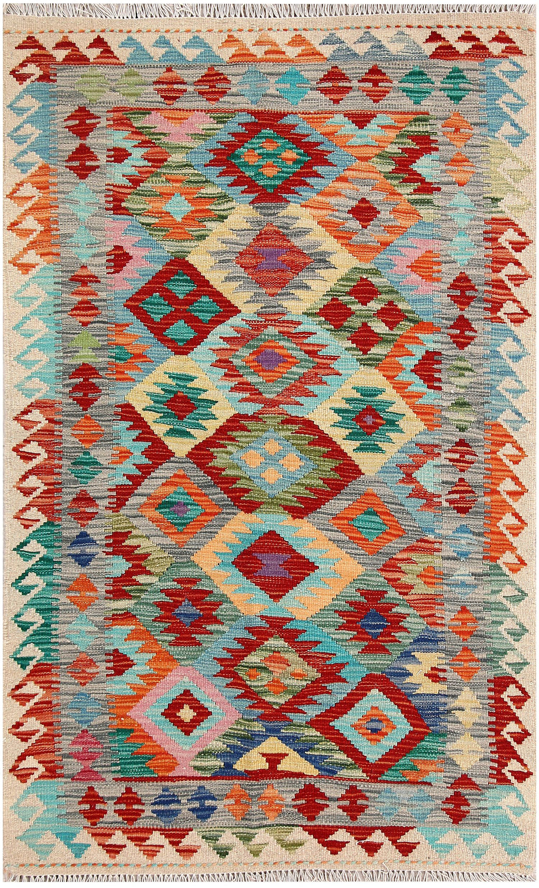 Kilim 3' 2 x 5' - No. 61533 - ALRUG Rug Store