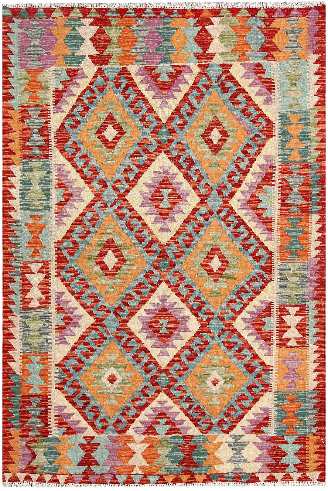 Kilim 3' 3 x 4' 10 - No. 61535 - ALRUG Rug Store