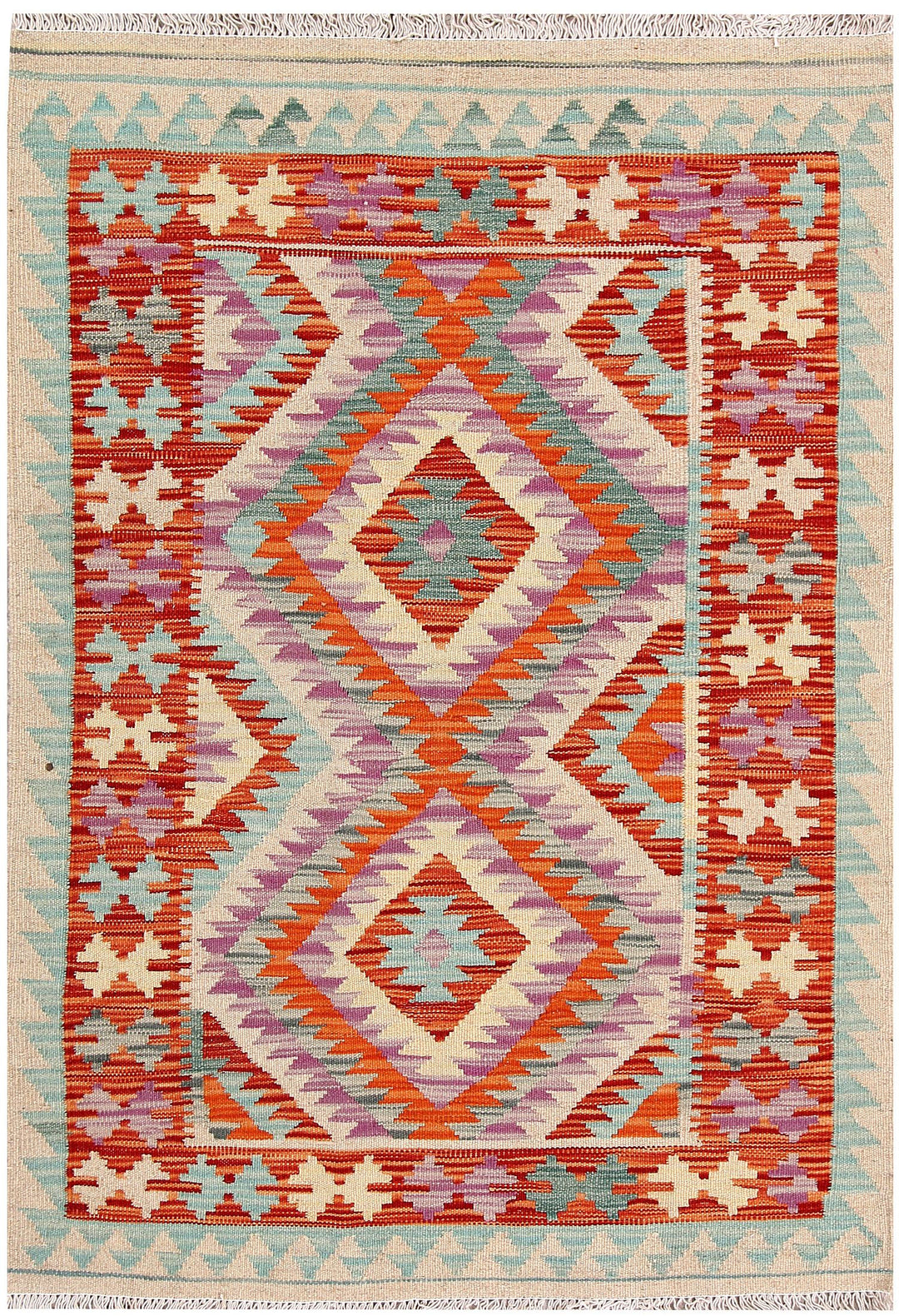 Kilim 3' 2 x 4' 7 - No. 61536 - ALRUG Rug Store