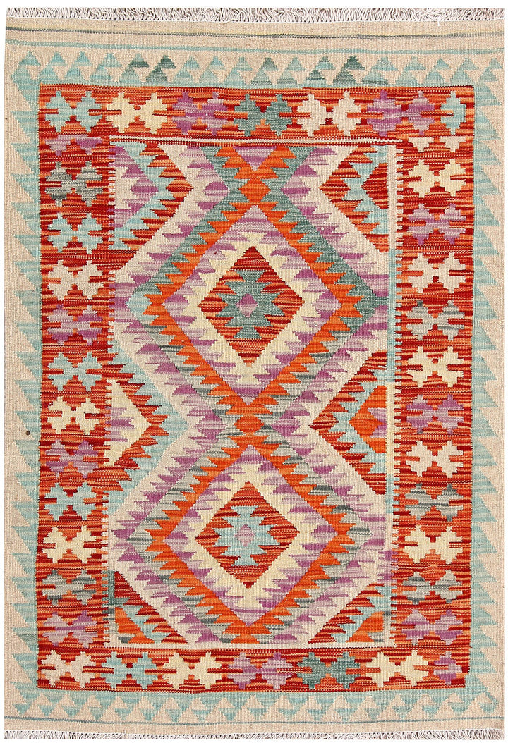 Kilim 3' 2 x 4' 7 - No. 61536 - ALRUG Rug Store