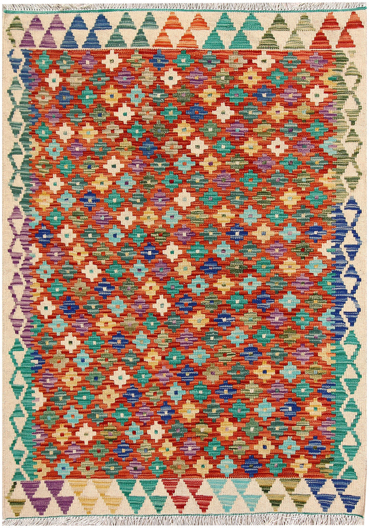 Kilim 3' 6 x 4' 9 - No. 61540 - ALRUG Rug Store