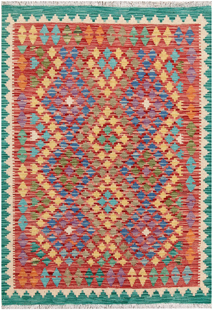 Kilim 3' 5 x 4' 9 - No. 61551 - ALRUG Rug Store