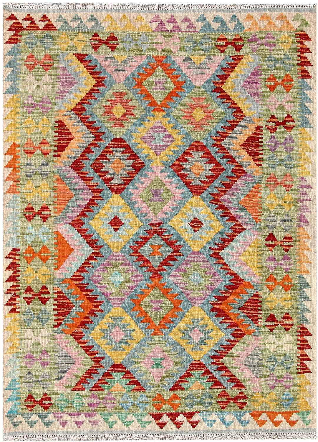 Kilim 3' 7 x 4' 9 - No. 61557 - ALRUG Rug Store