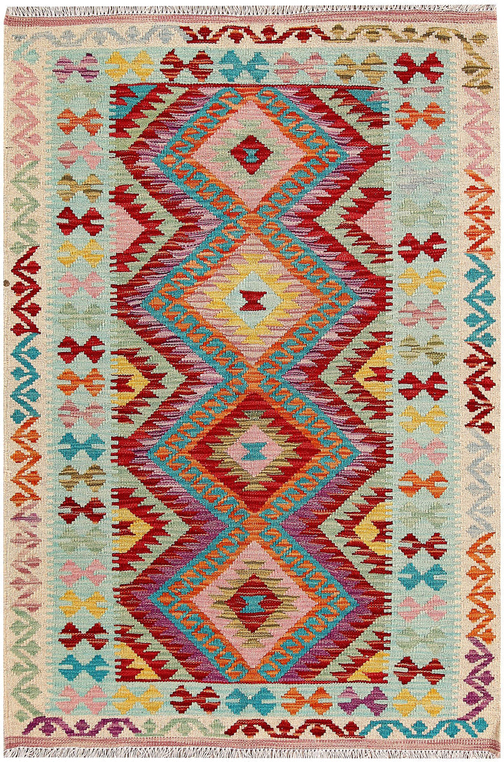 Kilim 3' 3 x 4' 10 - No. 61559 - ALRUG Rug Store
