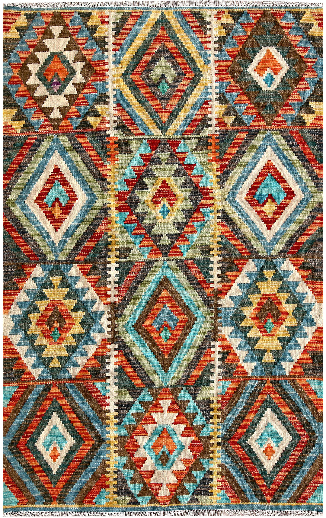 Kilim 3' 3 x 5' 1 - No. 61560 - ALRUG Rug Store