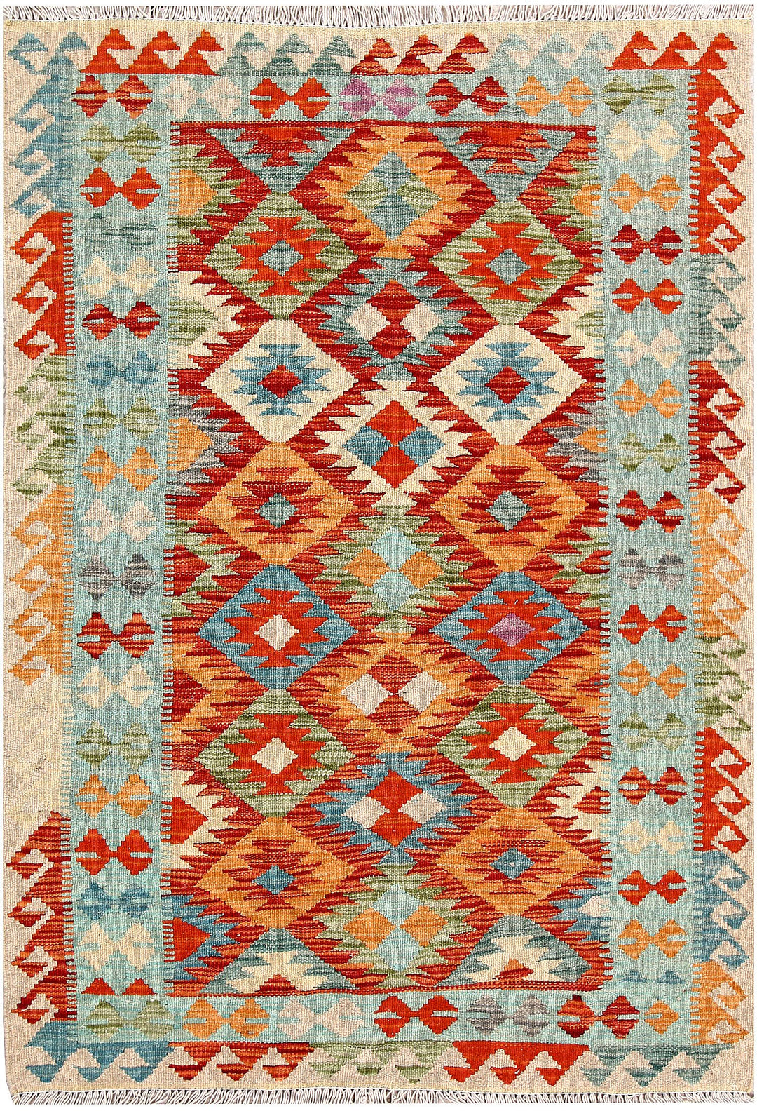 Kilim 3' 5 x 4' 11 - No. 61565 - ALRUG Rug Store