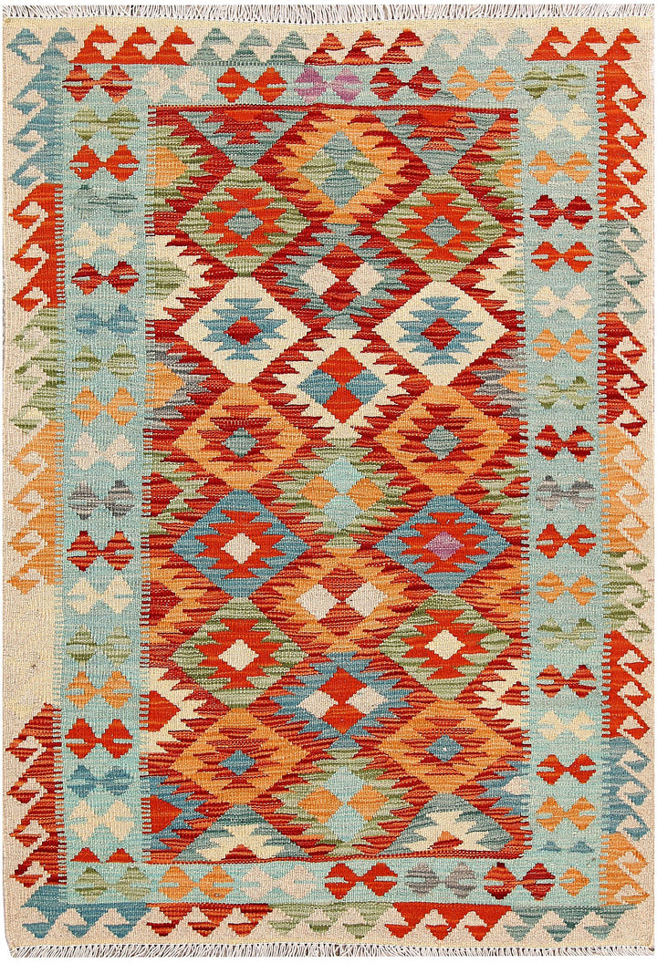 Kilim 3' 5 x 4' 11 - No. 61565 - ALRUG Rug Store