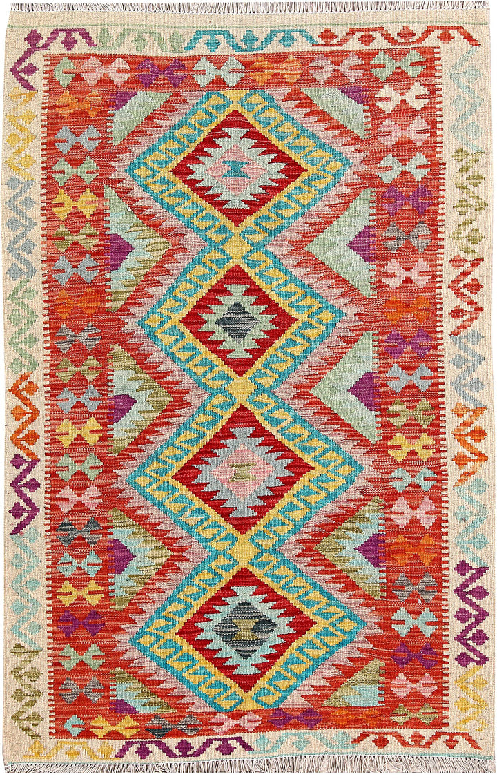 Kilim 3' 3 x 5' 1 - No. 61568 - ALRUG Rug Store