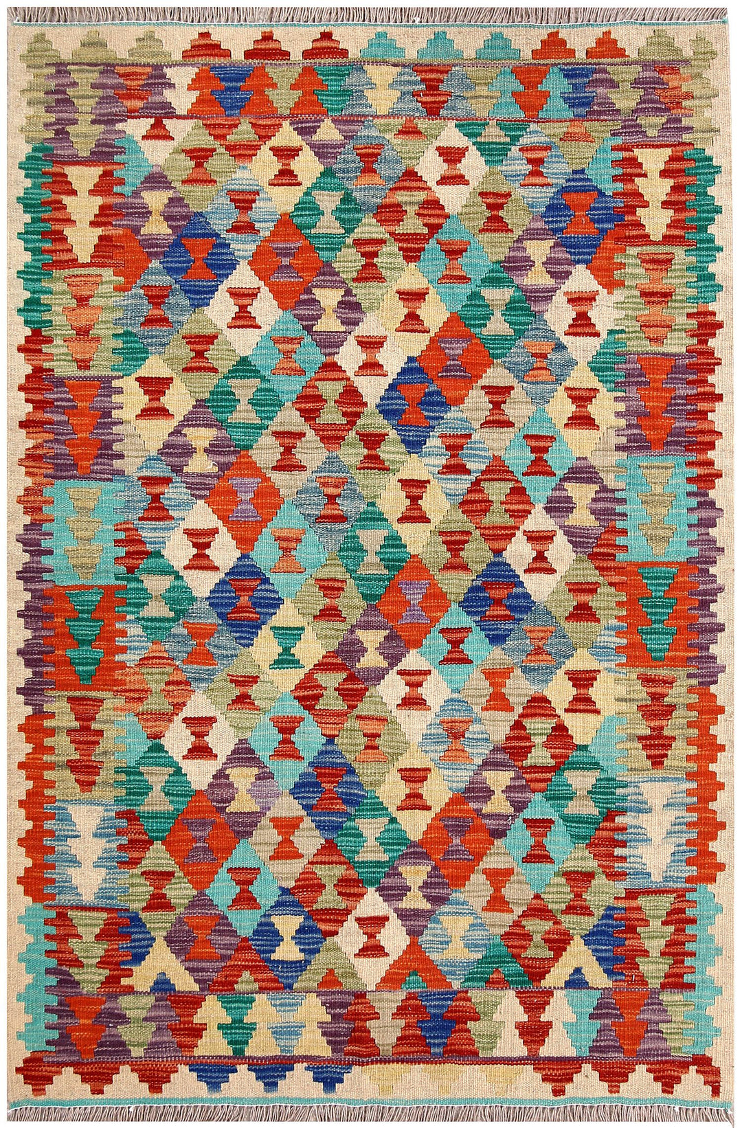 Kilim 3' 5 x 5' 1 - No. 61569 - ALRUG Rug Store