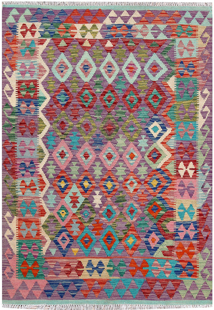Kilim 3' 8 x 5' 2 - No. 61570 - ALRUG Rug Store