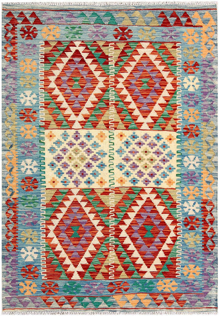 Kilim 3' 7 x 5' - No. 61571 - ALRUG Rug Store