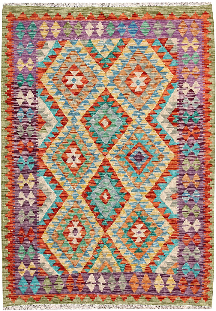 Kilim 3' 5 x 4' 9 - No. 61573 - ALRUG Rug Store