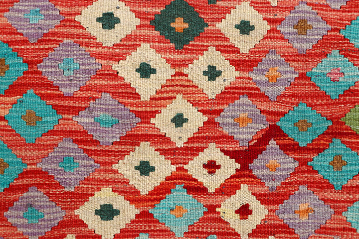 Multi Colored Kilim 3' 3 x 5' 3 - No. 61575 - ALRUG Rug Store
