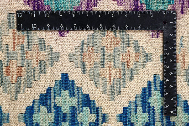 Multi Colored Kilim 5' x 6' 4 - No. 61581 - ALRUG Rug Store