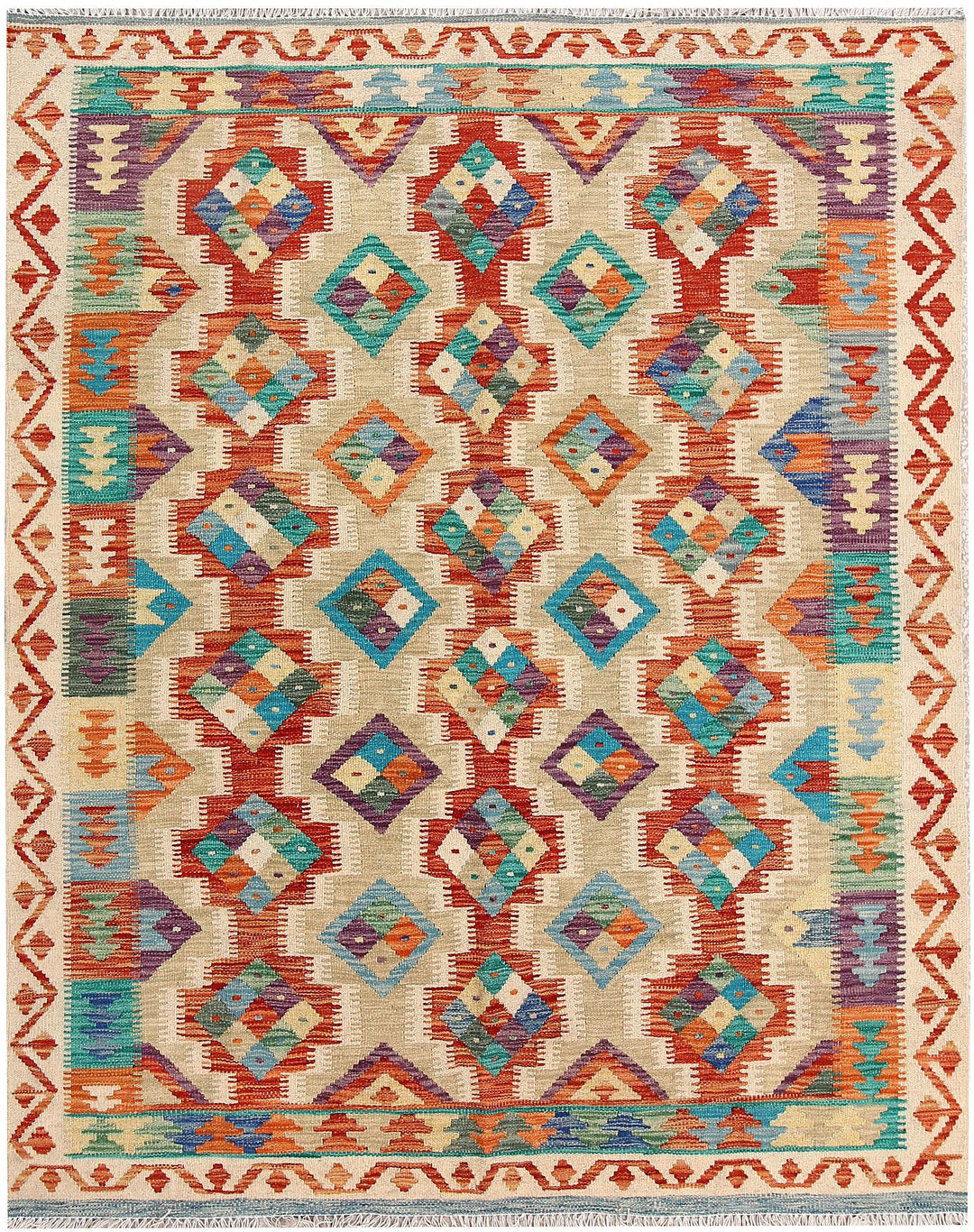 Kilim 4' 11 x 6' 3 - No. 61583 - ALRUG Rug Store