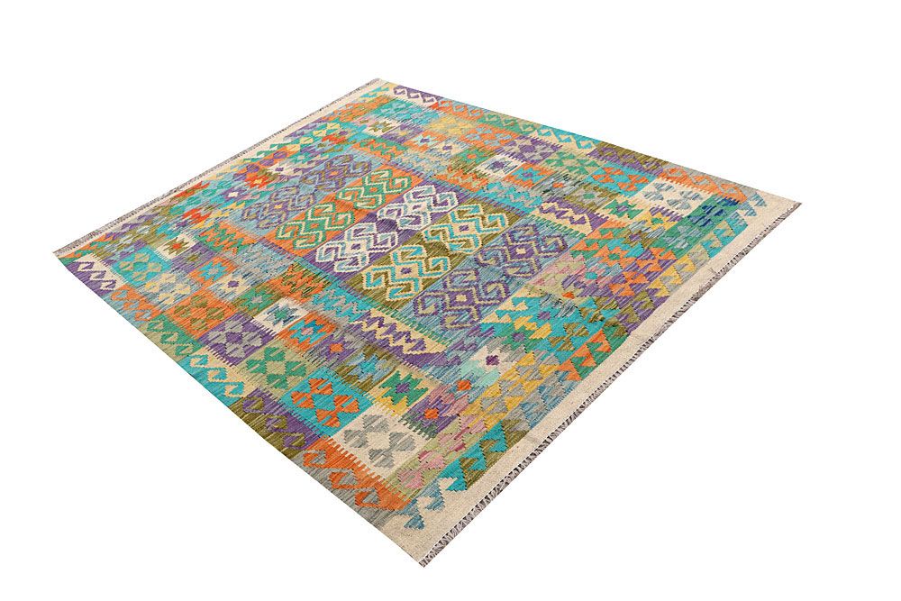 Kilim 5' 1 x 6' 3 - No. 61589 - ALRUG Rug Store