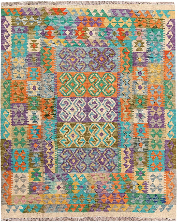 Kilim 5' 1 x 6' 3 - No. 61589 - ALRUG Rug Store
