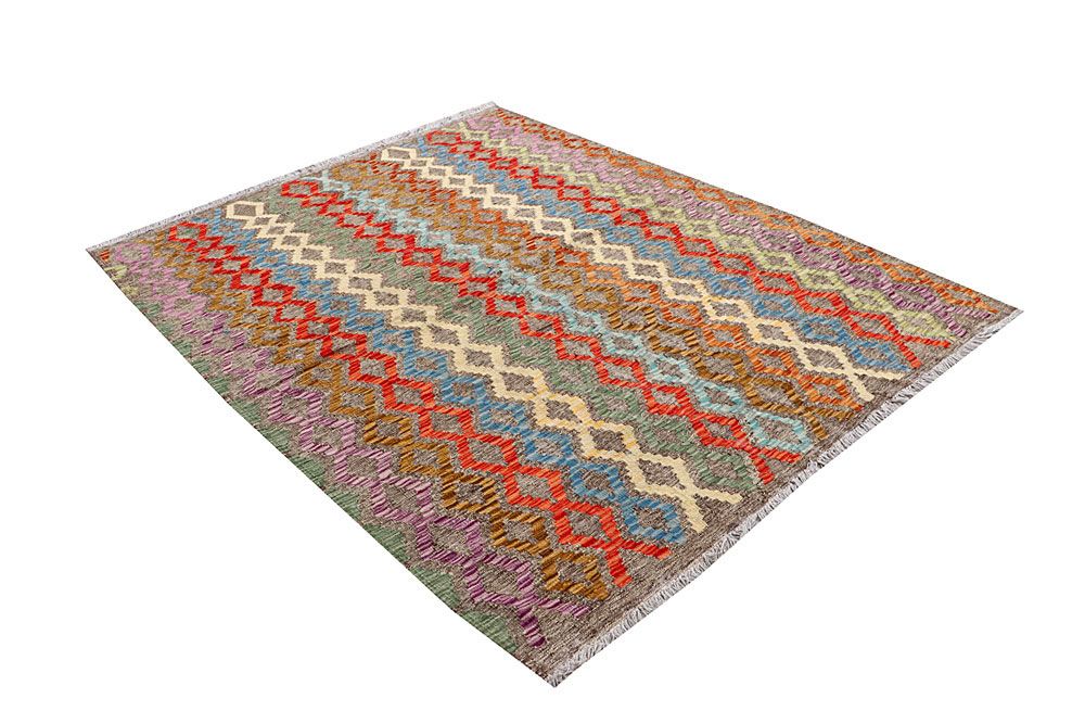 Kilim 5' 3 x 6' 8 - No. 61592 - ALRUG Rug Store
