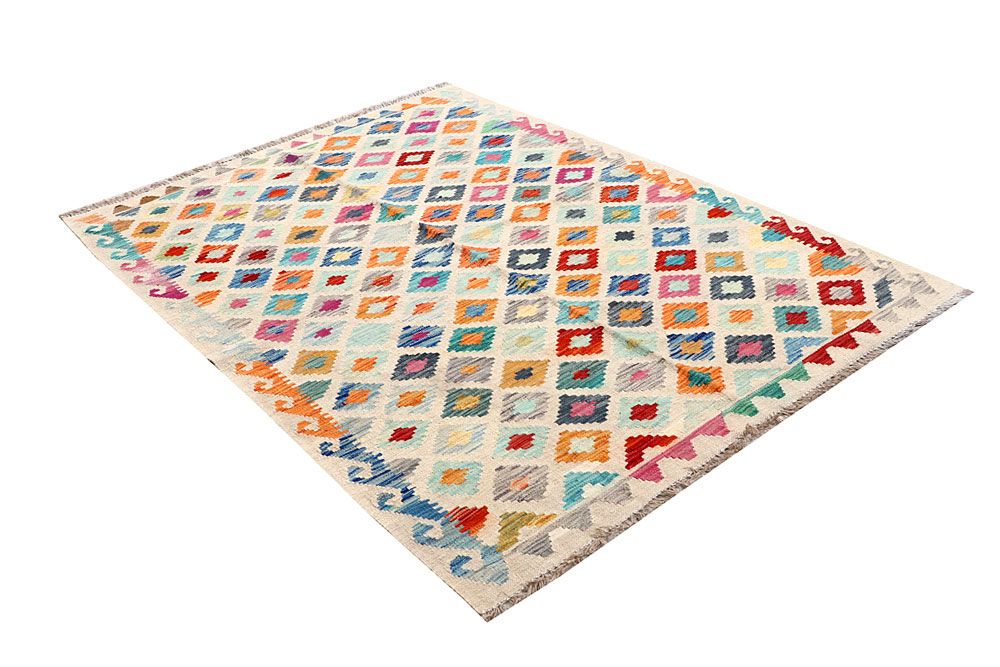 Kilim 4' 10 x 6' 3 - No. 61593 - ALRUG Rug Store