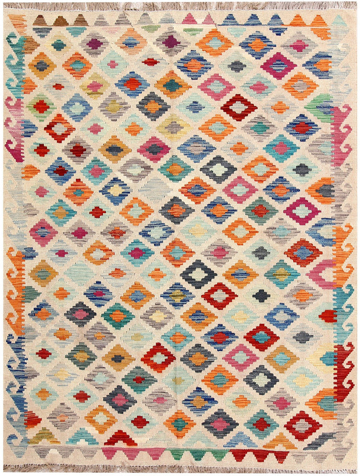 Kilim 4' 10 x 6' 3 - No. 61593 - ALRUG Rug Store