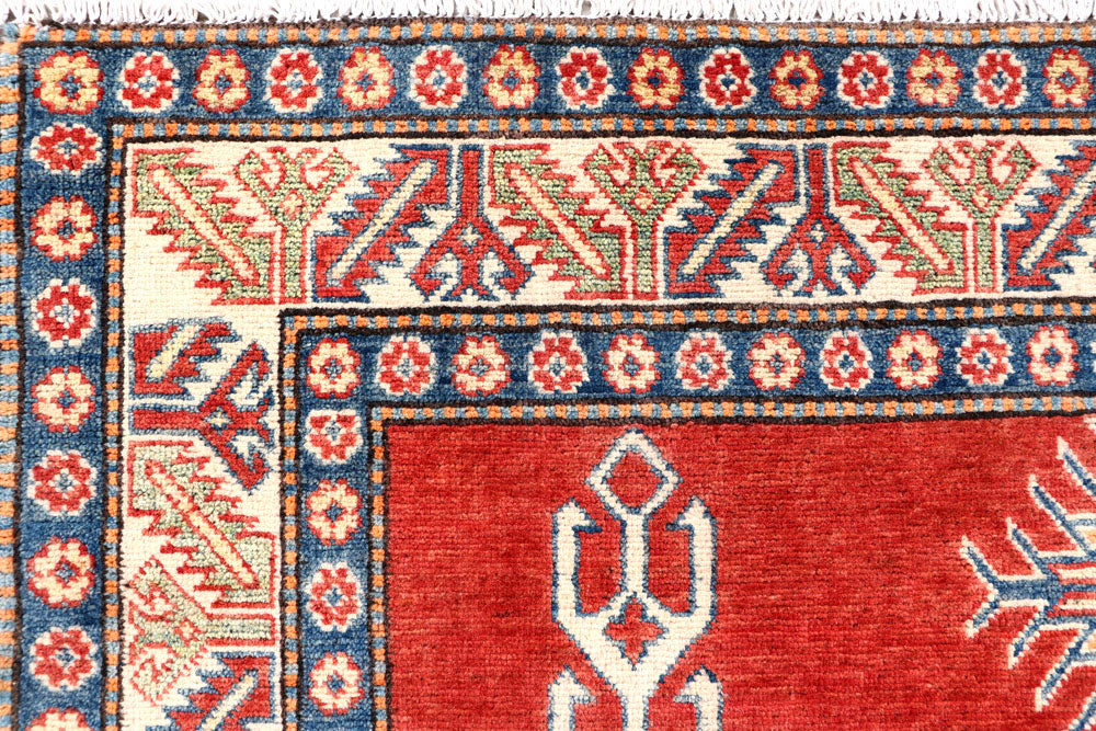 Firebrick Kazak 5' 1 x 6' 8 - No. 61609 - ALRUG Rug Store