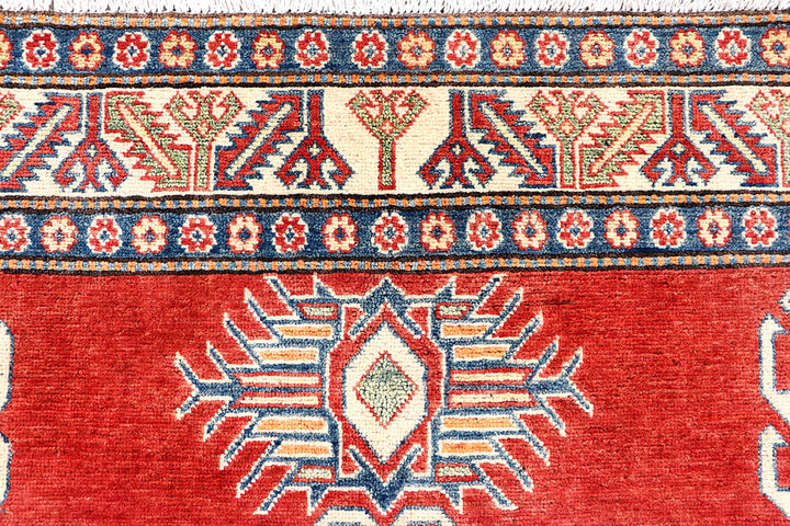 Firebrick Kazak 5' 1 x 6' 8 - No. 61609 - ALRUG Rug Store