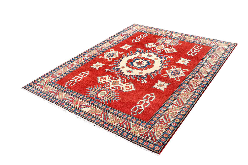 Firebrick Kazak 5' 1 x 6' 8 - No. 61609 - ALRUG Rug Store