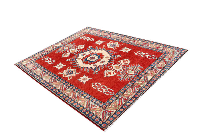 Firebrick Kazak 5' 1 x 6' 8 - No. 61609 - ALRUG Rug Store