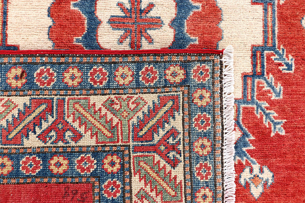 Firebrick Kazak 5' 1 x 6' 8 - No. 61609 - ALRUG Rug Store