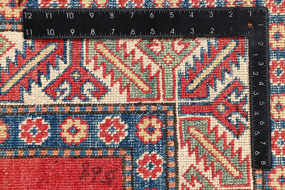 Firebrick Kazak 5' 1 x 6' 8 - No. 61609 - ALRUG Rug Store