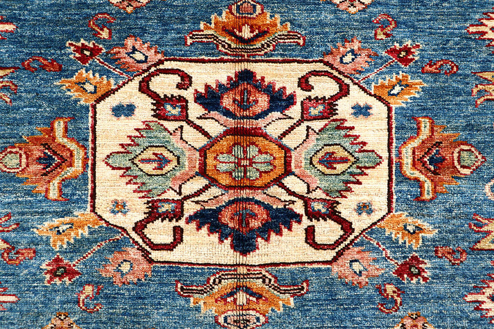 Steel Blue Kazak 5' 7 x 5' 10 - No. 61619 - ALRUG Rug Store