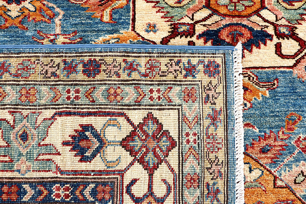 Steel Blue Kazak 5' 7 x 5' 10 - No. 61619 - ALRUG Rug Store