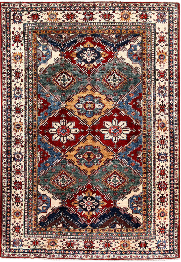 Kazak 6' 9 x 9' 8 - No. 61638 - ALRUG Rug Store