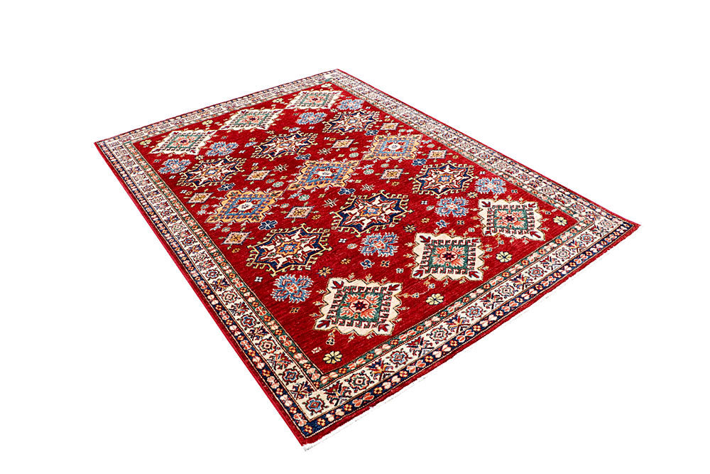 Firebrick Kazak 4' 11 x 6' 5 - No. 61644 - ALRUG Rug Store