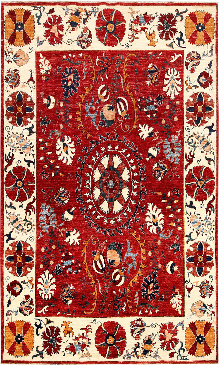 Suzani 6' 5 x 10' 7 - No. 61728 - ALRUG Rug Store
