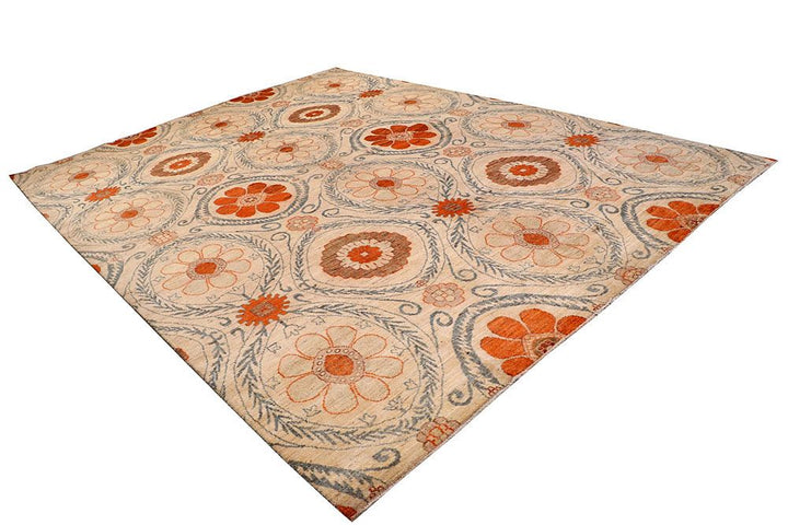 Ikat 8' 11 x 11' 11 - No. 61733 - ALRUG Rug Store