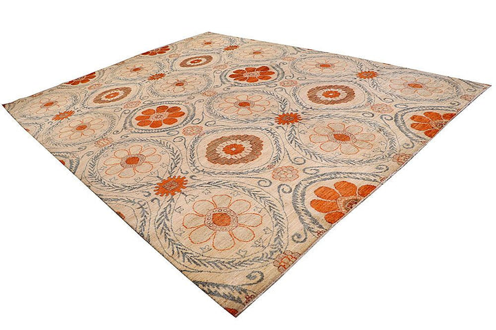 Ikat 8' 11 x 11' 11 - No. 61733 - ALRUG Rug Store