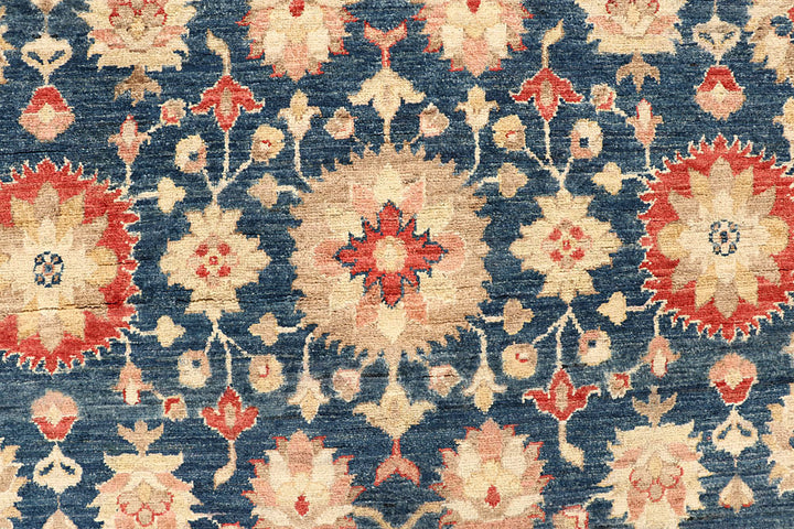 Steel Blue Serapi 4' 9 x 6' 8 - No. 61760 - ALRUG Rug Store