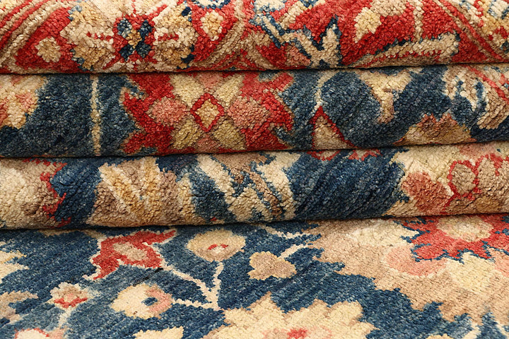 Steel Blue Serapi 4' 9 x 6' 8 - No. 61760 - ALRUG Rug Store