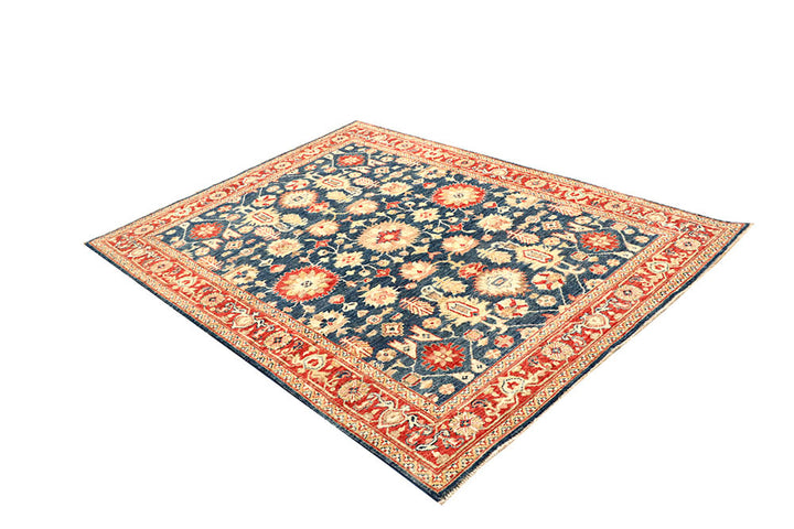 Steel Blue Serapi 4' 9 x 6' 8 - No. 61760 - ALRUG Rug Store