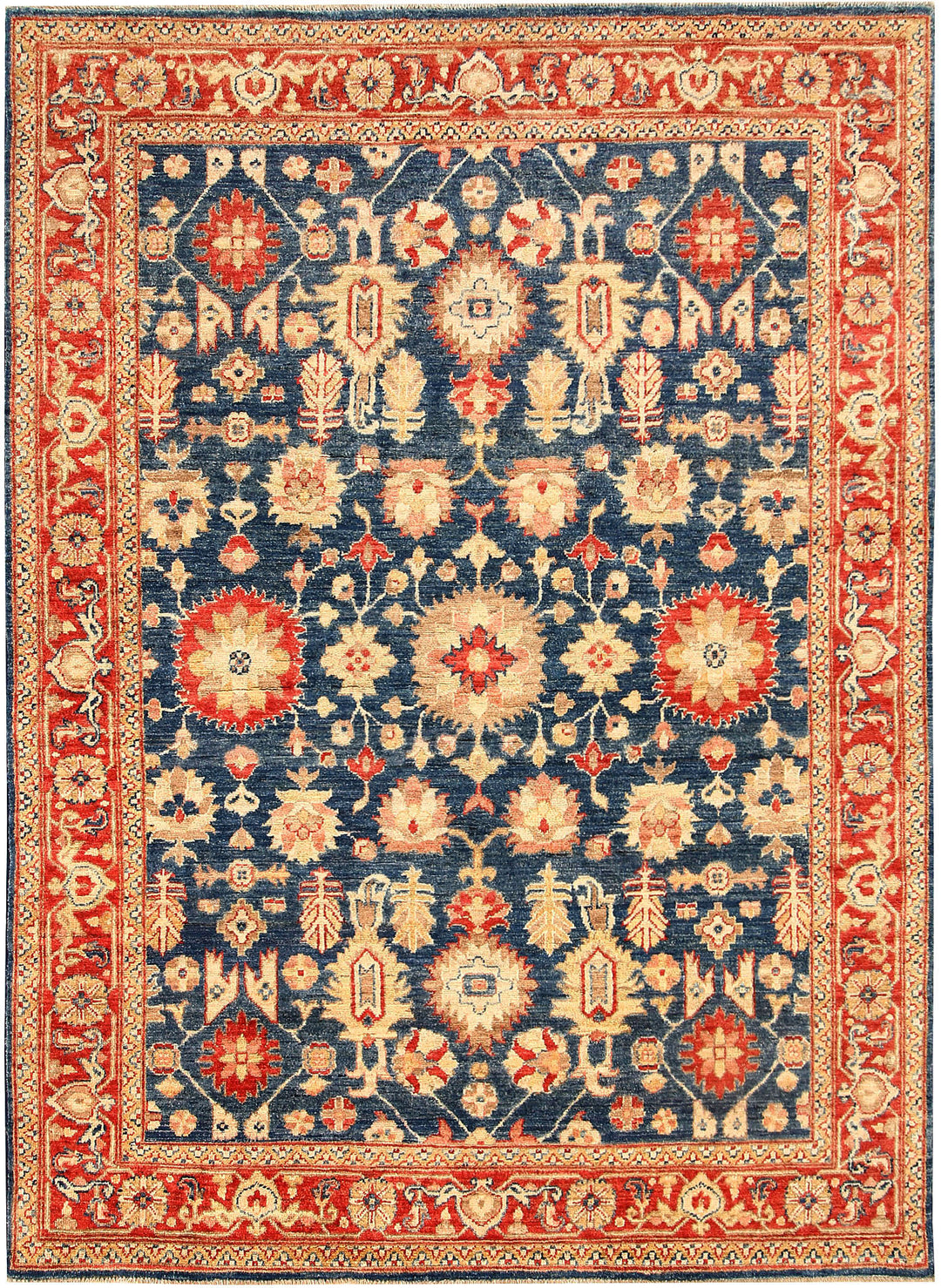 Steel Blue Serapi 4' 9 x 6' 8 - No. 61760 - ALRUG Rug Store