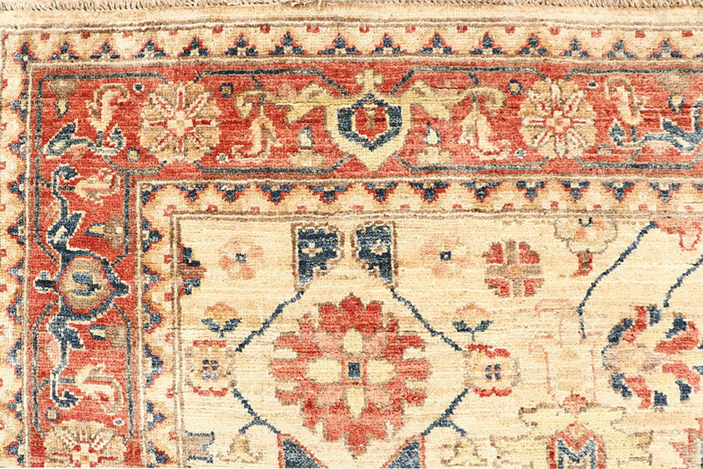 Navajo White Serapi 4' 11 x 6' 5 - No. 61762 - ALRUG Rug Store