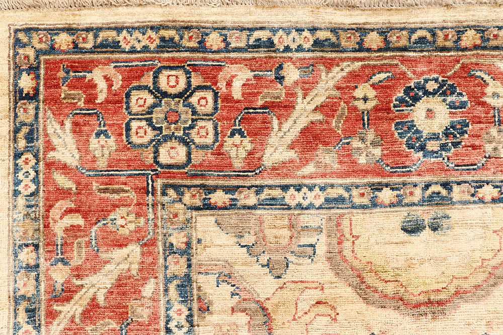 Navajo White Oushak 3' 10 x 6' 2 - No. 61764 - ALRUG Rug Store