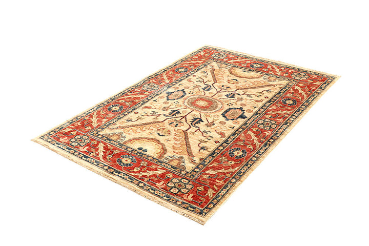 Navajo White Oushak 3' 10 x 6' 2 - No. 61764 - ALRUG Rug Store