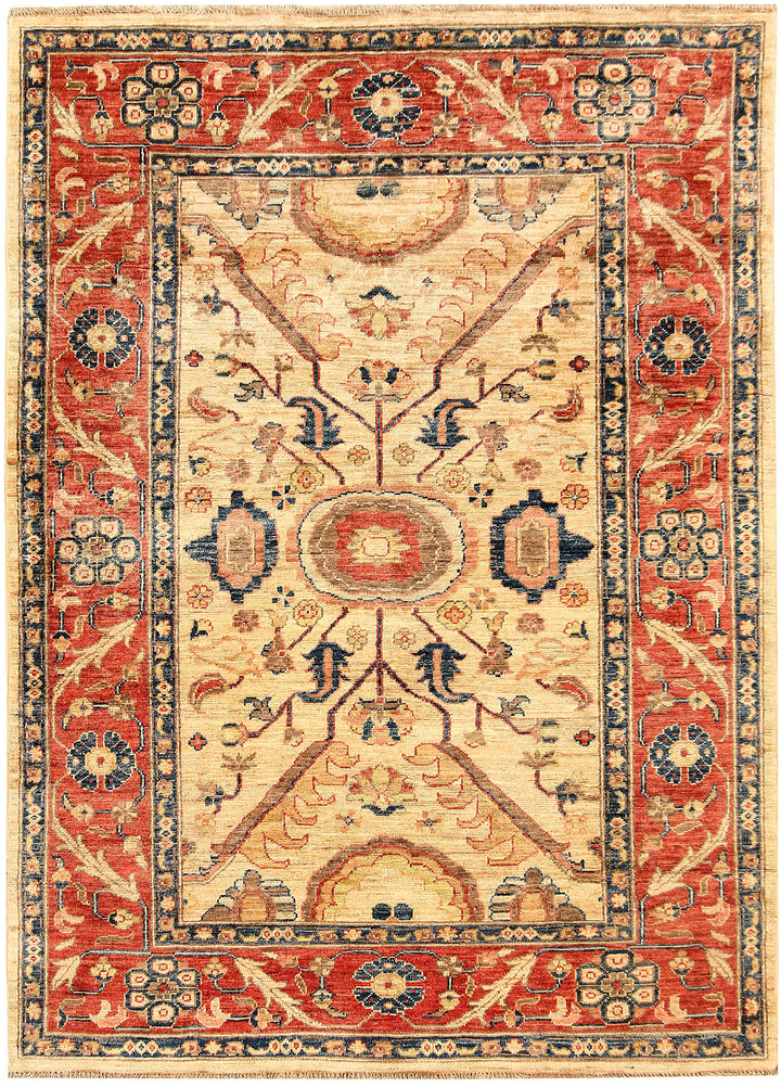 Navajo White Oushak 3' 10 x 6' 2 - No. 61764 - ALRUG Rug Store