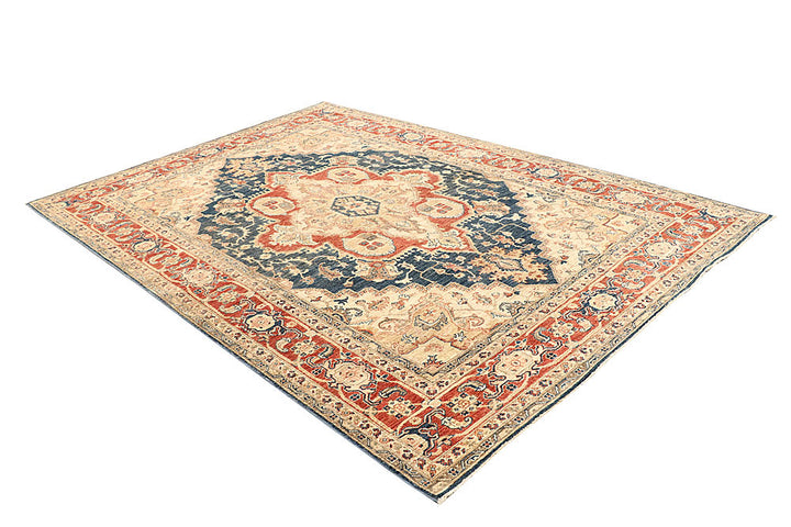 Midnight Blue Serapi 6' 6 x 9' 7 - No. 61768 - ALRUG Rug Store